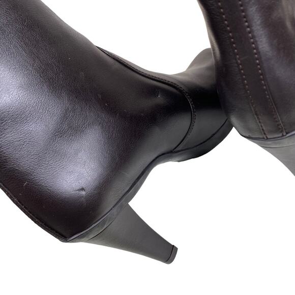 Stuart Weitzman Women’s Brown Side Zip Fur Trimmed Ankle Boot Size US 10 - Picture 15 of 15